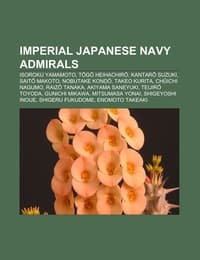 Cover von Imperial Japanese Navy admirals