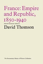 Cover von France: Empire and Republic, 1850-1940