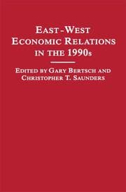 Cover von East-West Economic Relations in the 1990s