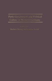 Cover von Party Government and Political Culture in Western Germany