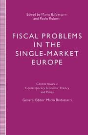 Cover von Fiscal Problems in the Single-Market Europe