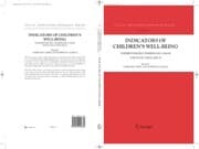 Cover von Indicators of Children's Well-Being