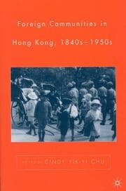 Cover von Foreign Communities in Hong Kong, 1840s-1950s