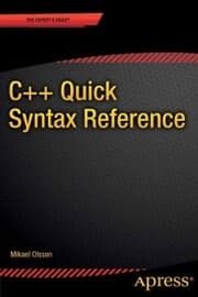 Cover von C++ Quick Syntax Reference