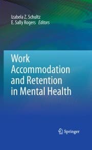 Cover von Work Accommodation and Retention in Mental Health