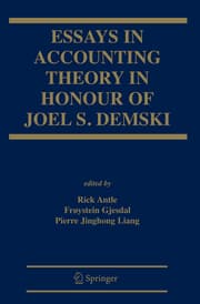 Cover von Essays in Accounting Theory in Honour of Joel S.Demski