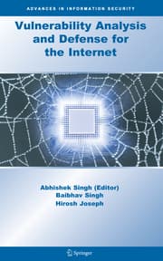Cover von Vulnerability Analysis and Defense for the Internet