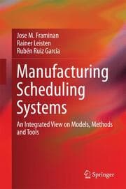Cover von Manufacturing Scheduling Systems