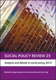Cover von Social Policy Review 25