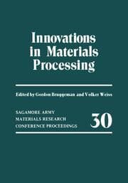 Cover von Innovations in Materials Processing