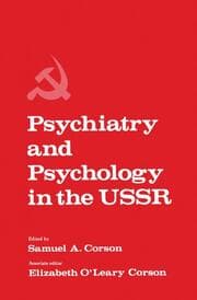 Cover von Psychiatry and Psychology in the USSR
