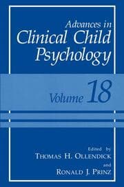 Cover von Advances in Clinical Child Psychology
