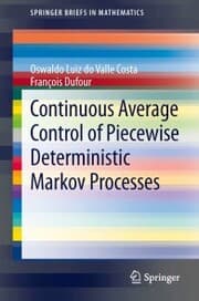 Cover von Continuous Average Control of Piecewise Deterministic Markov Processes