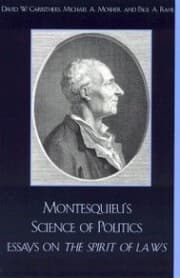 Cover von Montesquieu's Science of Politics