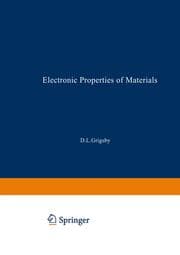 Cover von Electronic Properties of Materials