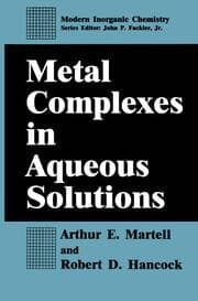 Cover von Metal Complexes in Aqueous Solutions