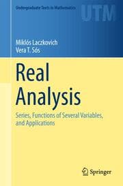 Cover von Real Analysis