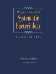 Cover von Bergey's Manual of Systematic Bacteriology