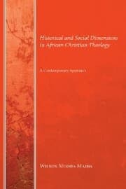 Cover von Historical and Social Dimensions in African Christian Theology