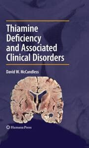 Cover von Thiamine Deficiency and Related Clinical Disorders
