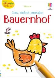 Cover von Kleine Kreativ-Werkstatt - Ganz einfach ausmalen: Bauernhof