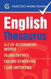 Cover von Webster's Word Power English Thesaurus