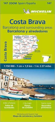 Cover von Michelin Costa Brava, Barcelona and surrounding areas/Barcelona y alrededores/Environs de Barcelone/Barcelona und Umgebung