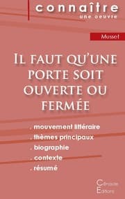 Cover von Fiche de lecture Il faut qu'une porte soit ouverte ou fermée (Analyse littéraire de référence et résumé complet)