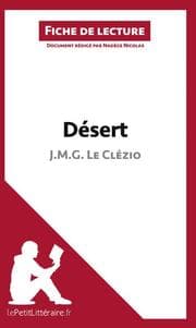 Cover von Désert de J. M. G. Le Clézio (Fiche de lecture)