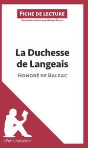 Cover von La Duchesse de Langeais d'Honoré de Balzac (Fiche de lecture)