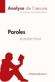 Cover von Paroles de Jacques Prévert (Analyse de l'oeuvre)