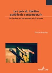 Cover von Les voix du théâtre québécois contemporain