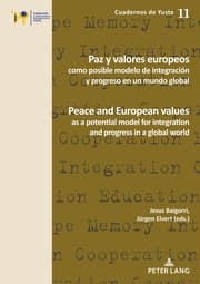 Cover von Paz y valores europeos como posible modelo de integración y progreso en un mundo global