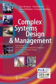 Cover von Complex Systems Design & Management
