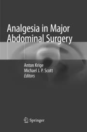 Cover von Analgesia in Major Abdominal Surgery
