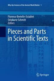 Cover von Pieces and Parts in Scientific Texts