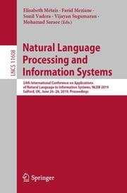 Cover von Natural Language Processing and Information Systems