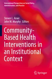 Cover von Community-Based Health Interventions in an Institutional Context