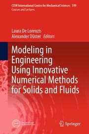 Cover von Modeling in Engineering Using Innovative Numerical Methods for Solids and Fluids