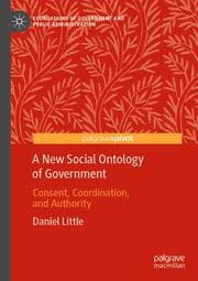 Cover von A New Social Ontology of Government