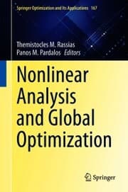 Cover von Nonlinear Analysis and Global Optimization