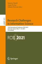 Cover von Research Challenges in Information Science