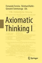 Cover von Axiomatic Thinking I