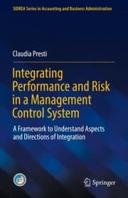 Cover von Integrating Performance and Risk in a Management Control System