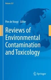 Cover von Reviews of Environmental Contamination and Toxicology Volume 257