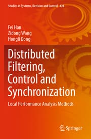 Cover von Distributed Filtering, Control and Synchronization