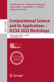 Cover von Computational Science and Its Applications - ICCSA 2022 Workshops