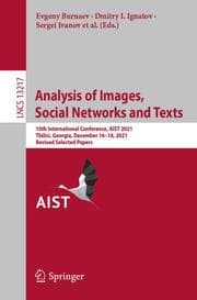 Cover von Analysis of Images, Social Networks and Texts