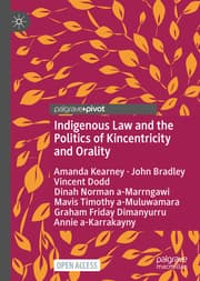 Cover von Indigenous Law and the Politics of Kincentricity and Orality