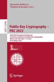 Cover von Public-Key Cryptography - PKC 2023
